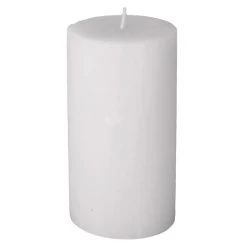 Stumpenkerze - Rustic - Ca. 7 X 13 Cm - Weiß