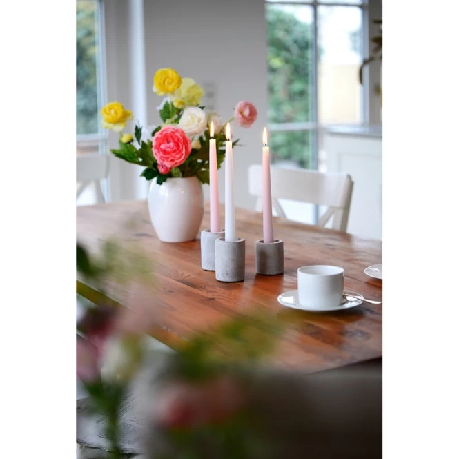 Kerzenhalter - Aus Zement - 8 X 6 Cm – Bild 4