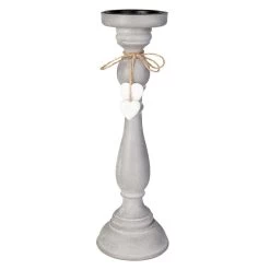 Kerzenständer - Aus Holz - Ca. 11,5 X 11,5 X 37 Cm