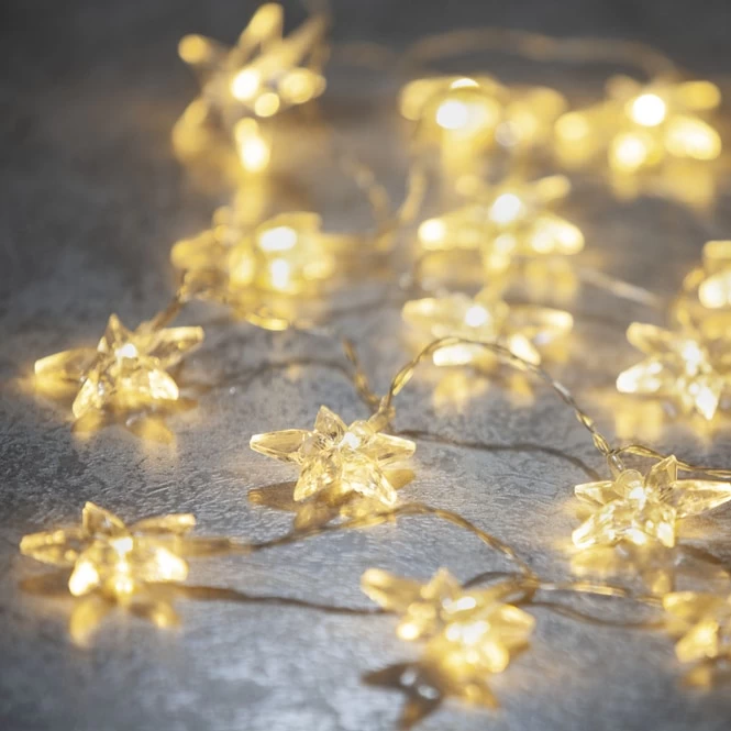 20er LED-Lichterkette - Sterne - 220 Cm – Bild 2