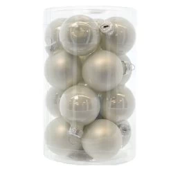 Christbaumkugeln - Aus Glas - Ø = Ca. 3,5 Cm - 16 Stück