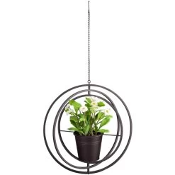 Blumenampel - Ca. 39 X 13 X 76,5 Cm - Schwarz