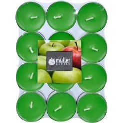 24 Duftteelichte - Apfel