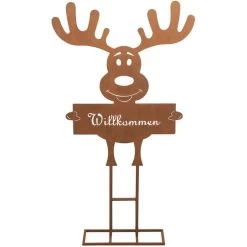 Standdeko - Rentier - 47 X 15 X 80 Cm
