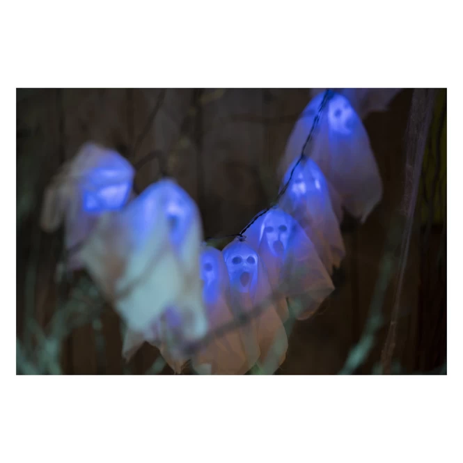 10er LED-Lichterkette - Geister - Ca. 175 Cm - 1 Stück