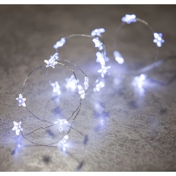 20er LED-Lichterkette - Sterne - Ca. 1 M – Bild 3