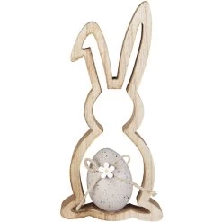 Dekohase - Aus Holz - 9 X 2 X 20 Cm