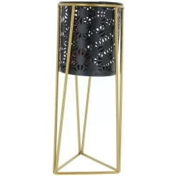 Blumentopf Mit Ständer - Ca. 14 X 14 X 35 Cm