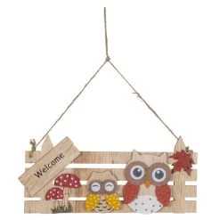 Dekohänger - Zaun - Aus Holz - Ca. 24 X 10 Cm