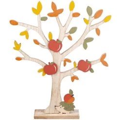 Standdeko - Baum - Aus Holz - 25,5 X 4 X 31 Cm