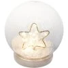 LED-Kugel - Stern - Aus Glas - Ø = Ca. 15 Cm