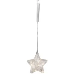 LED-Stern - Aus Glas - Ca. 14 X 5 X 15 Cm