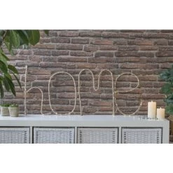 LED-Schriftzug - Home - 97 X 42 Cm