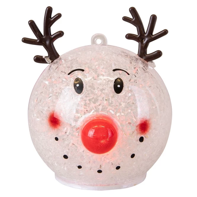 LED-Dekohänger - Rentier - Ø = Ca. 8 Cm