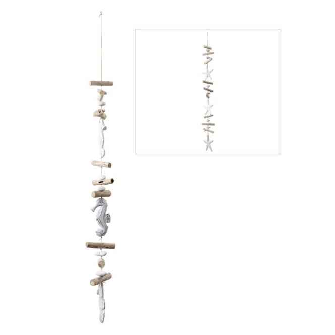 Deko-Girlande - Maritim - Aus Holz - Ca. 10 X 100 Cm - 1 Stück – Bild 3