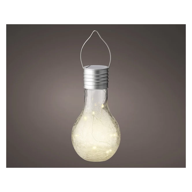 LED-Solarglühbirne - Aus Glas - Ca. 9 X 17 Cm