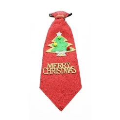 Krawatte Mit Weihnachtsbaum - Ca. 41 X 12 Cm