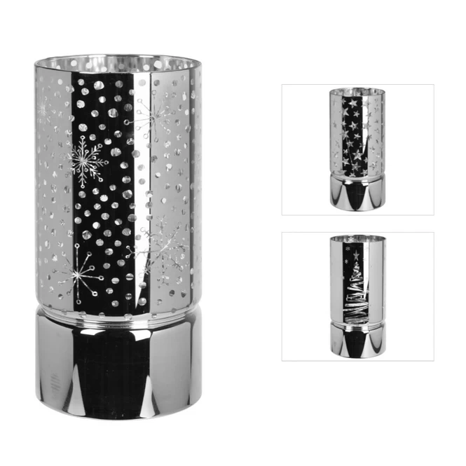 LED-Zylinder - Aus Glas - Ca. 11 X 21,5 Cm - 1 Stück – Bild 4