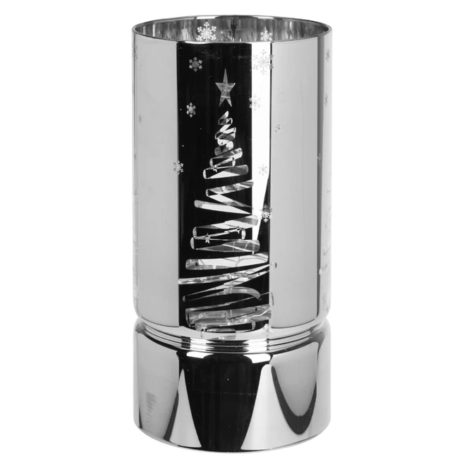 LED-Zylinder - Aus Glas - Ca. 11 X 21,5 Cm - 1 Stück – Bild 2