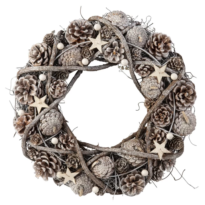 Dekokranz - Aus Holz - Ø = Ca. 34 Cm – Bild 2