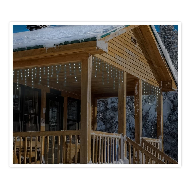 360er LED-Lichtervorhang - Eiszapfen - Ca. 7,1 M – Bild 2