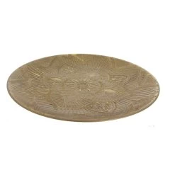 Dekoteller Gold - Aus Holz - 45x4 Cm