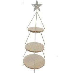 Etagere Baum - Holz - 21x21x64 Cm