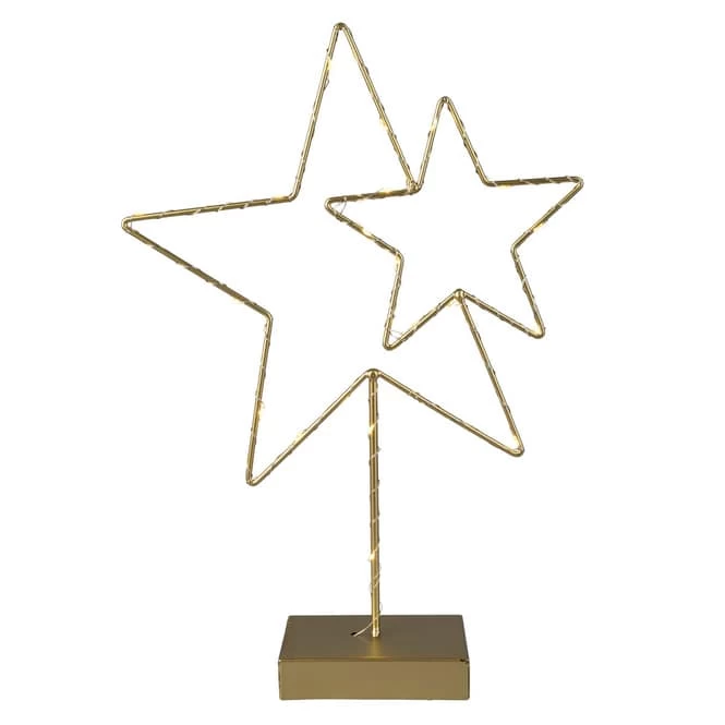 LED-Standdeko - Sterne - Ca. 25,5 X 6,5 X 36,5 Cm – Bild 2