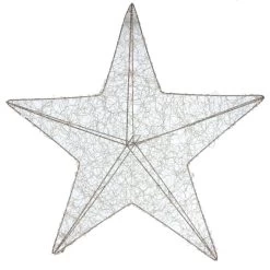 Stern Gold Mit LED - Ca. 60 Cm