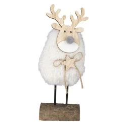 Rentier - Aus Holz - Ca. 9,5 X 4,5 X 22 Cm