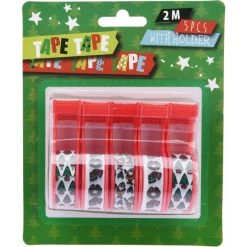 5 Motivklebebänder - 2m Mit Abroller - Weihnachten