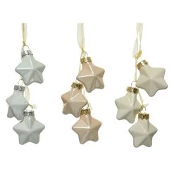 Dekohänger - Sterne - Ca. 3,5 X 2 X 4 Cm - 1 Set