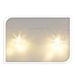 10er LED-Lichterkette - Sterne - Ca. 100 Cm