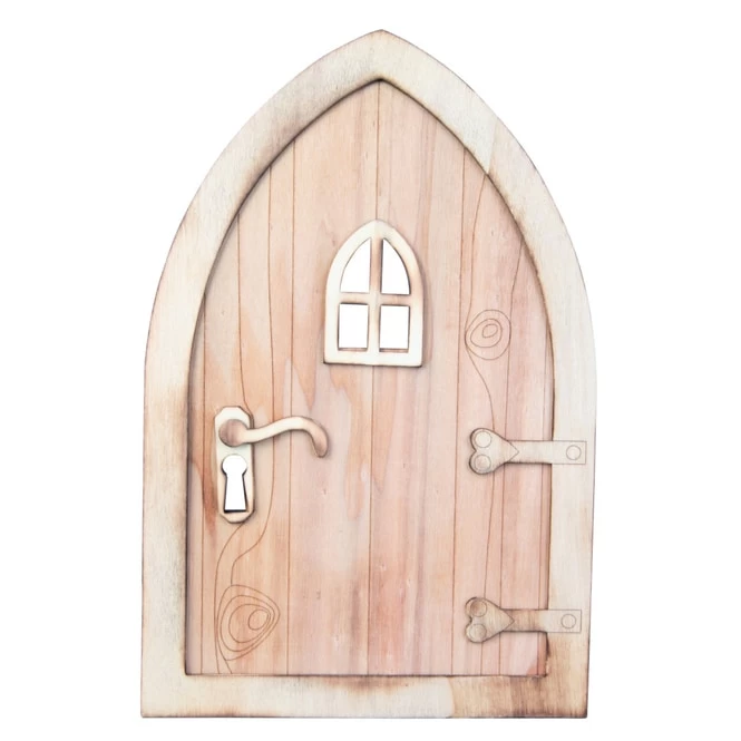 Dekotür - Aus Holz - Ca. 20 X 0,5 X 30 Cm