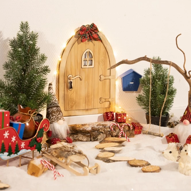 Dekotür - Aus Holz - Ca. 20 X 0,5 X 30 Cm – Bild 2