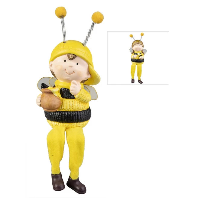 Kantenhocker - Kind - Aus Terrakotta - Ca. 8 X 7,5 X 11,5 Cm - 1 Stück – Bild 2