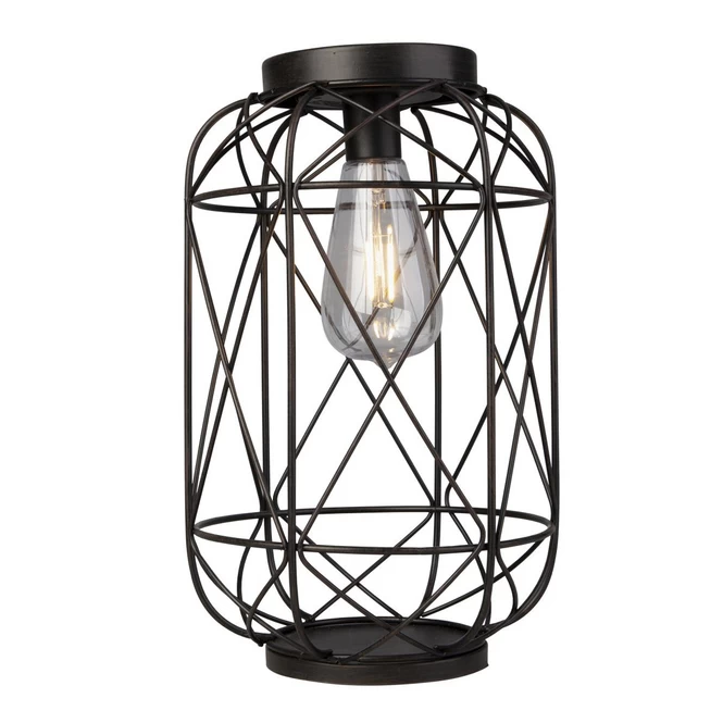 Solar LED Laterne - Aus Metall - Ca. 19,5 X 19,5 X 41 Cm