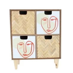 Schubladenbox Gesicht - Ca. 22 X 10 X 27 Cm