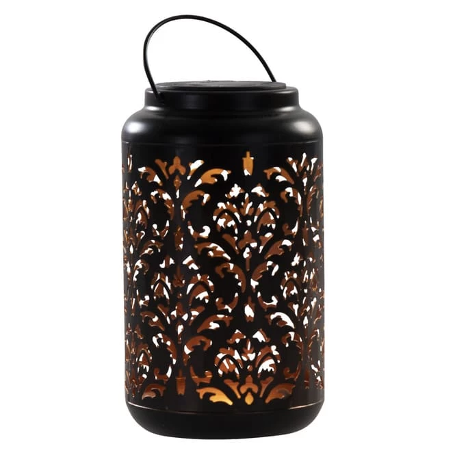 LED-Solarlaterne - Ca. 12,5 X 12,5 X 21,5 Cm