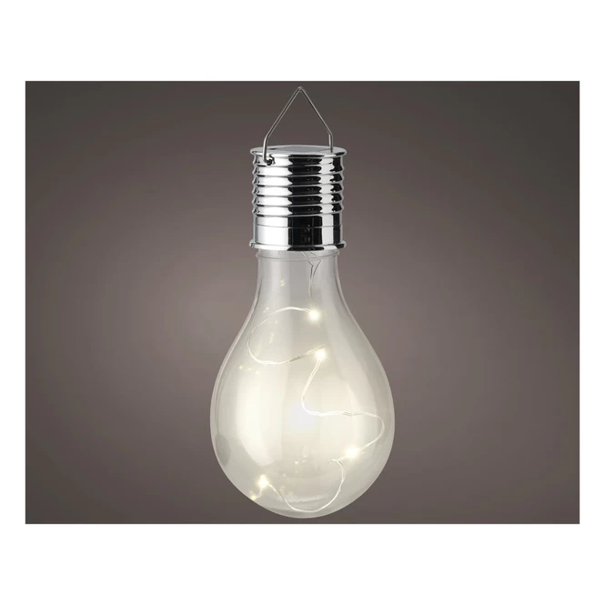 LED-Solarbirne - Ca. 8 X 14 Cm - Klar
