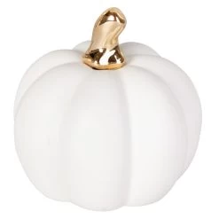 Kürbis - Aus Dolomit - Ca. 8 X 8 X 8,5 Cm