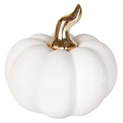 Kürbis - Aus Dolomit - Ca. 16,5 X 16,5 X 16 Cm