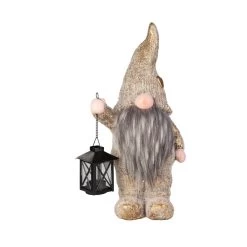 Wichtel Mit Laterne - Ca. 21,5 X 15 X 44 Cm