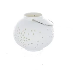 LED-Laterne - Aus Keramik - Ca. 14 X 14 X 12 Cm