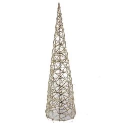 Kegel Gold Mit LED - Ca. 60 Cm