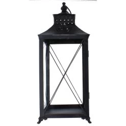 Laterne - Bronze Antik - Ca. 19 X 19 X 45 Cm