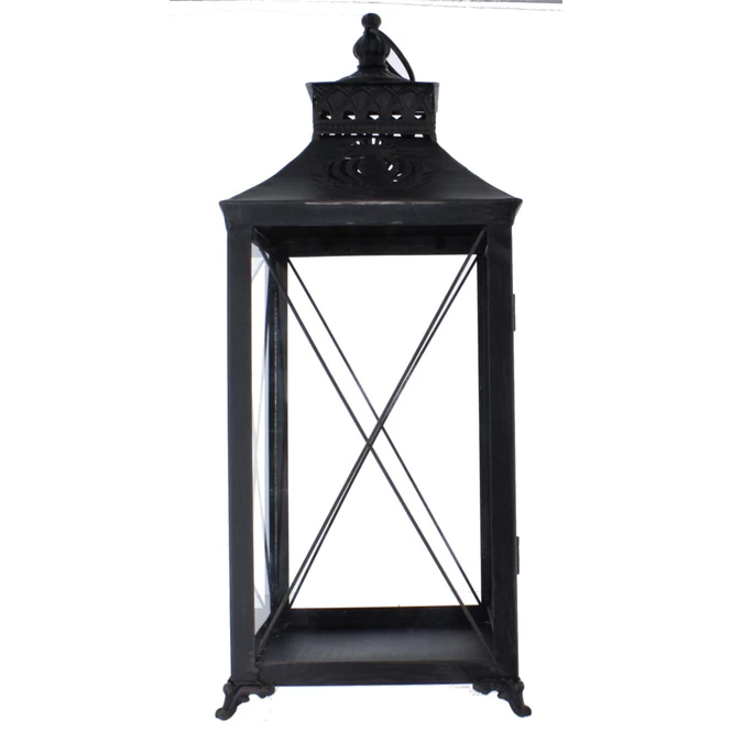 Laterne - Bronze Antik - Ca. 19 X 19 X 45 Cm