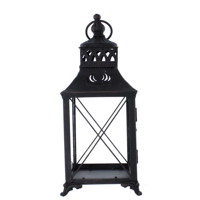 Laterne - Bronze Antik - Ca. 14 X 14 X 33 Cm