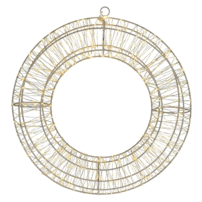 960er LED-Kranz - Ø = Ca. 38 Cm – Bild 2