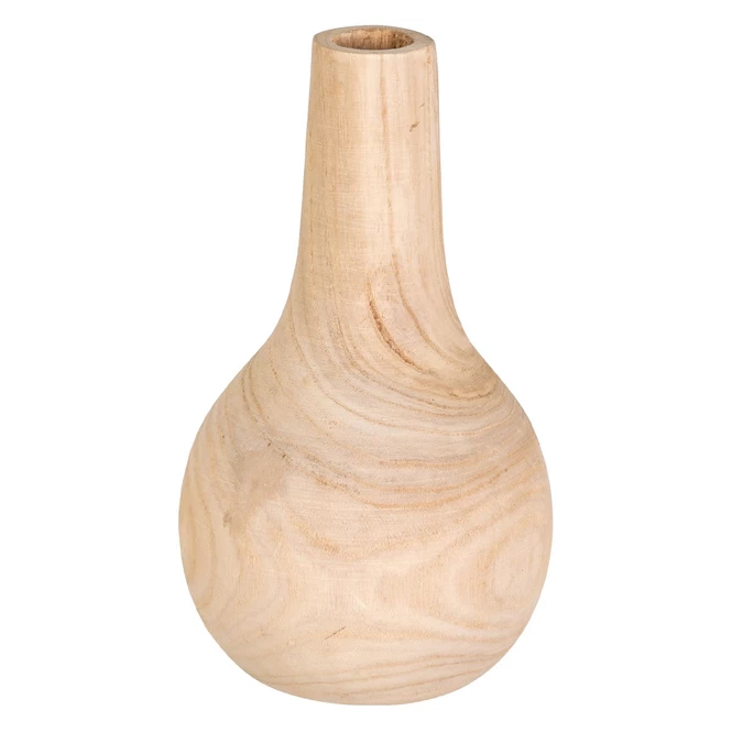 Vase - Aus Holz - Ca. 16 X 28 Cm – Bild 2